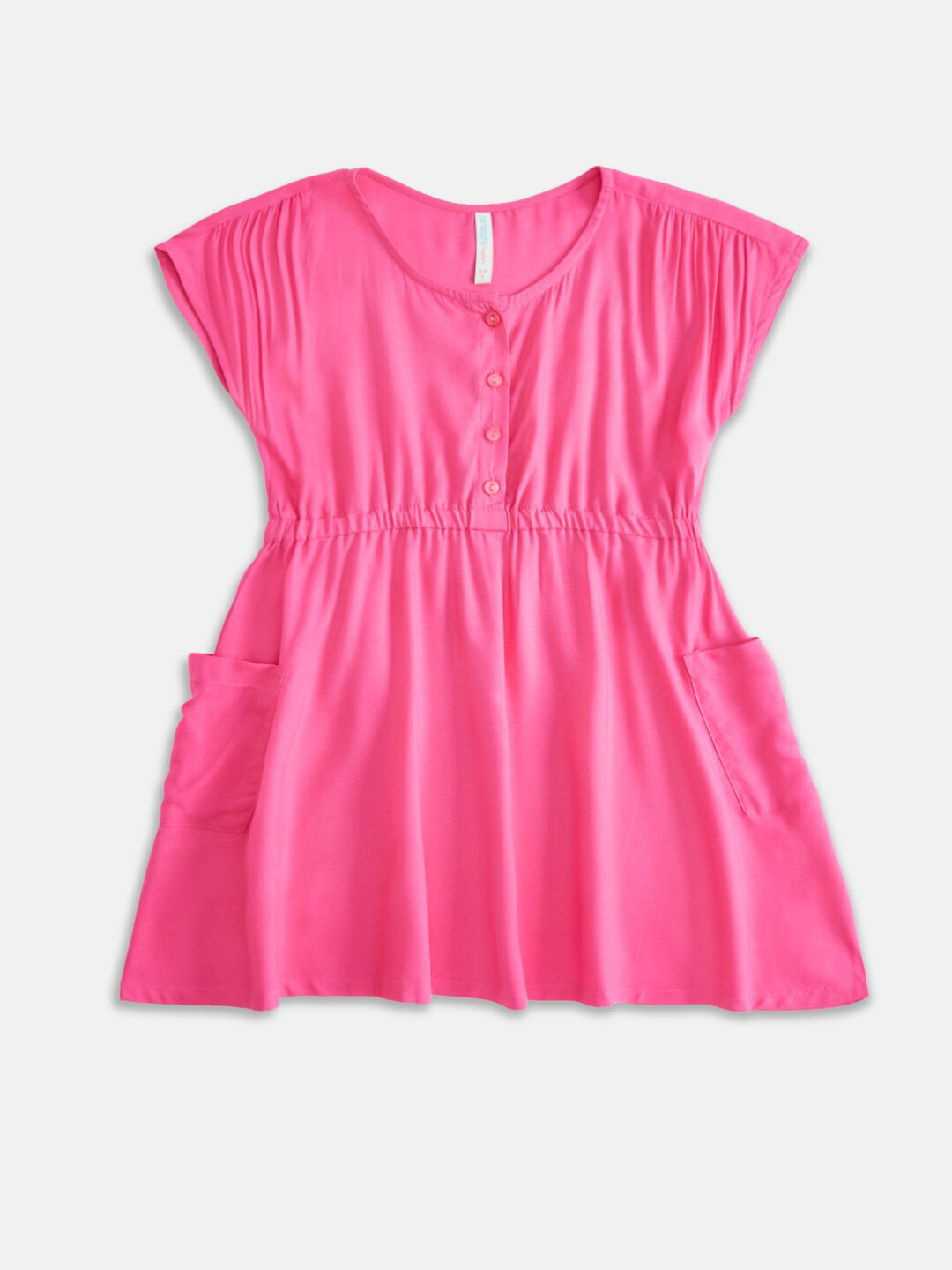 

Pantaloons Junior Fuchsia Cinched Waist Top