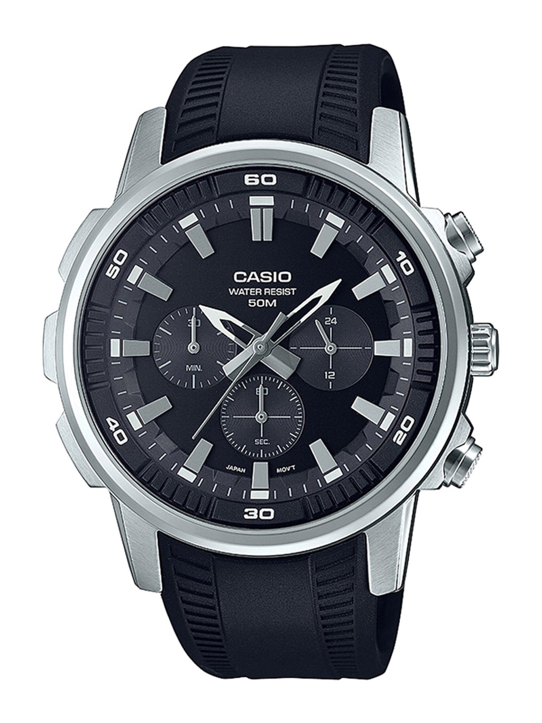 

CASIO Men Black Dial & Black Straps Analogue Watch - A1964