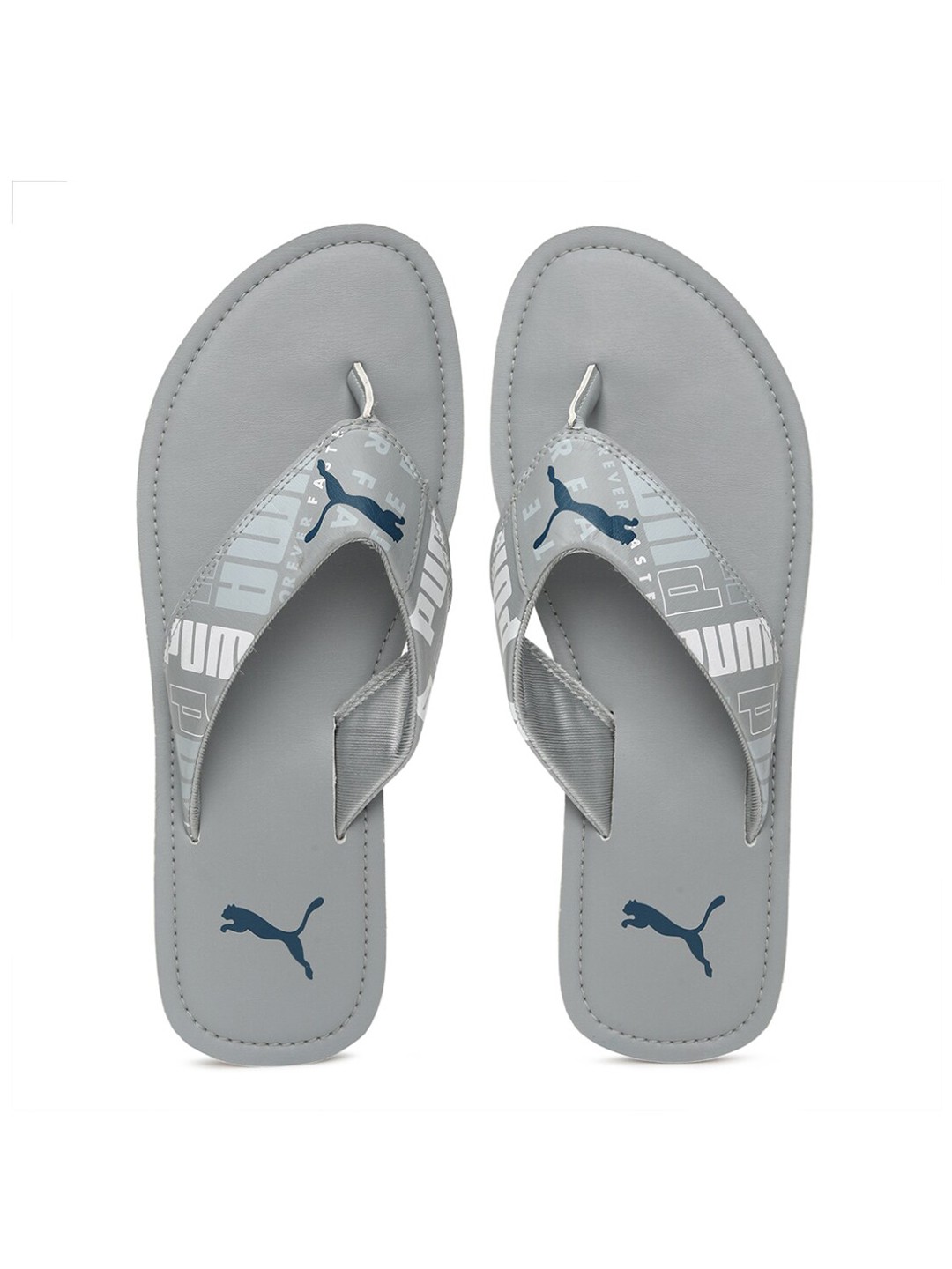 

Puma Men Grey Printed Slip-On