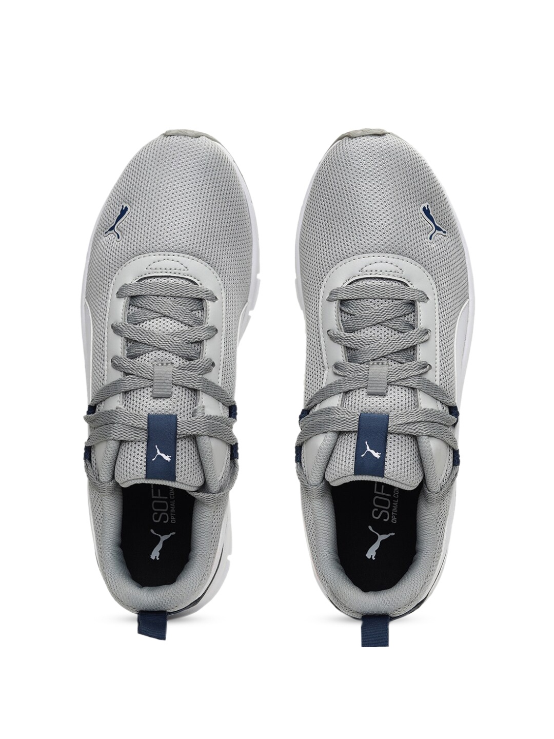 

Puma Men Grey And White Sneakers