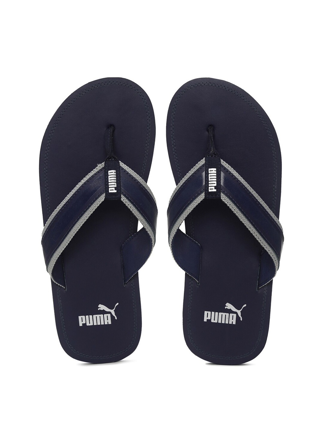 

Puma Men Blue & Grey Thong Flip-Flops