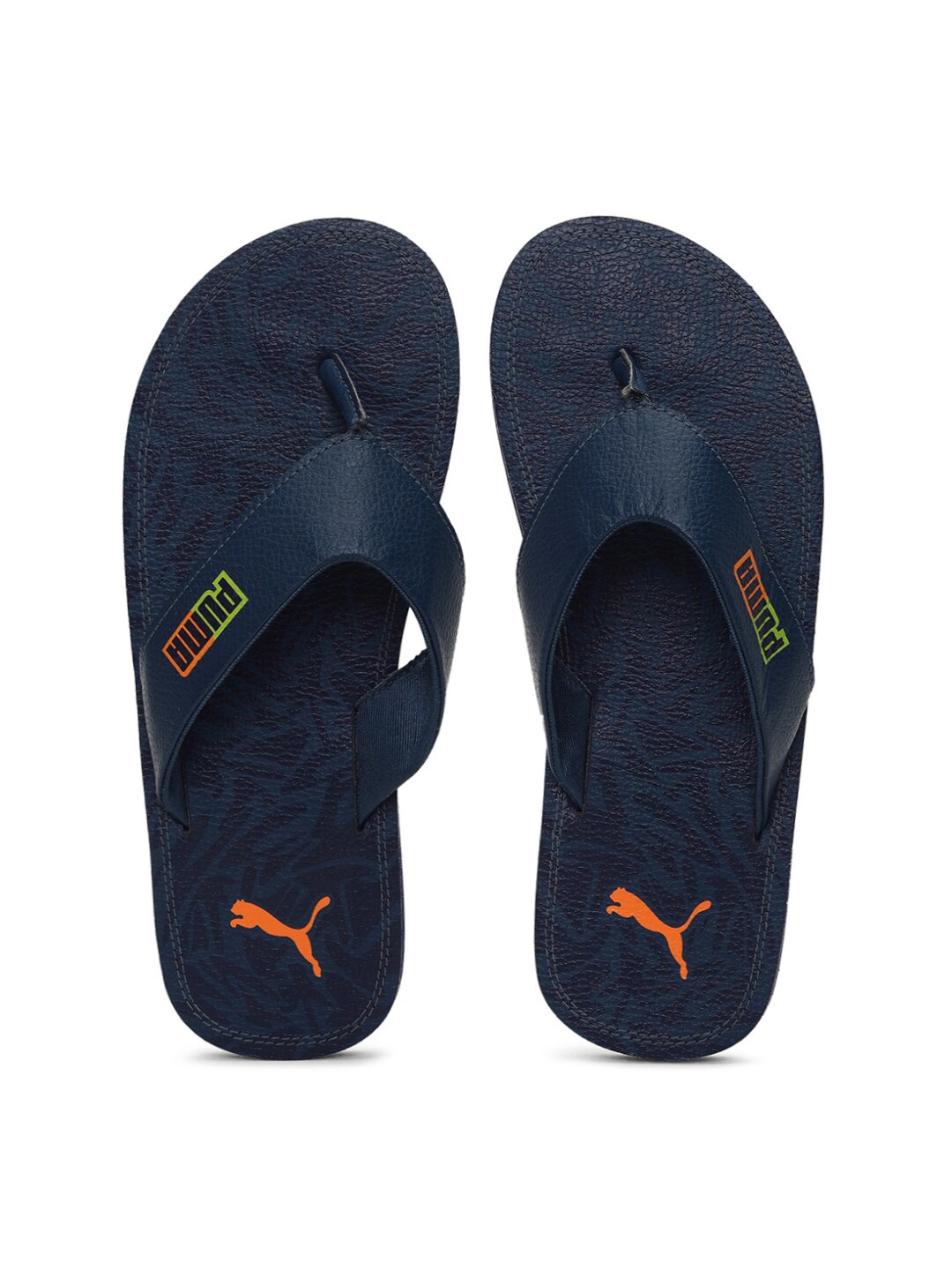 

Puma Men Blue Ketava Graphic V3 Thong Flip-Flops