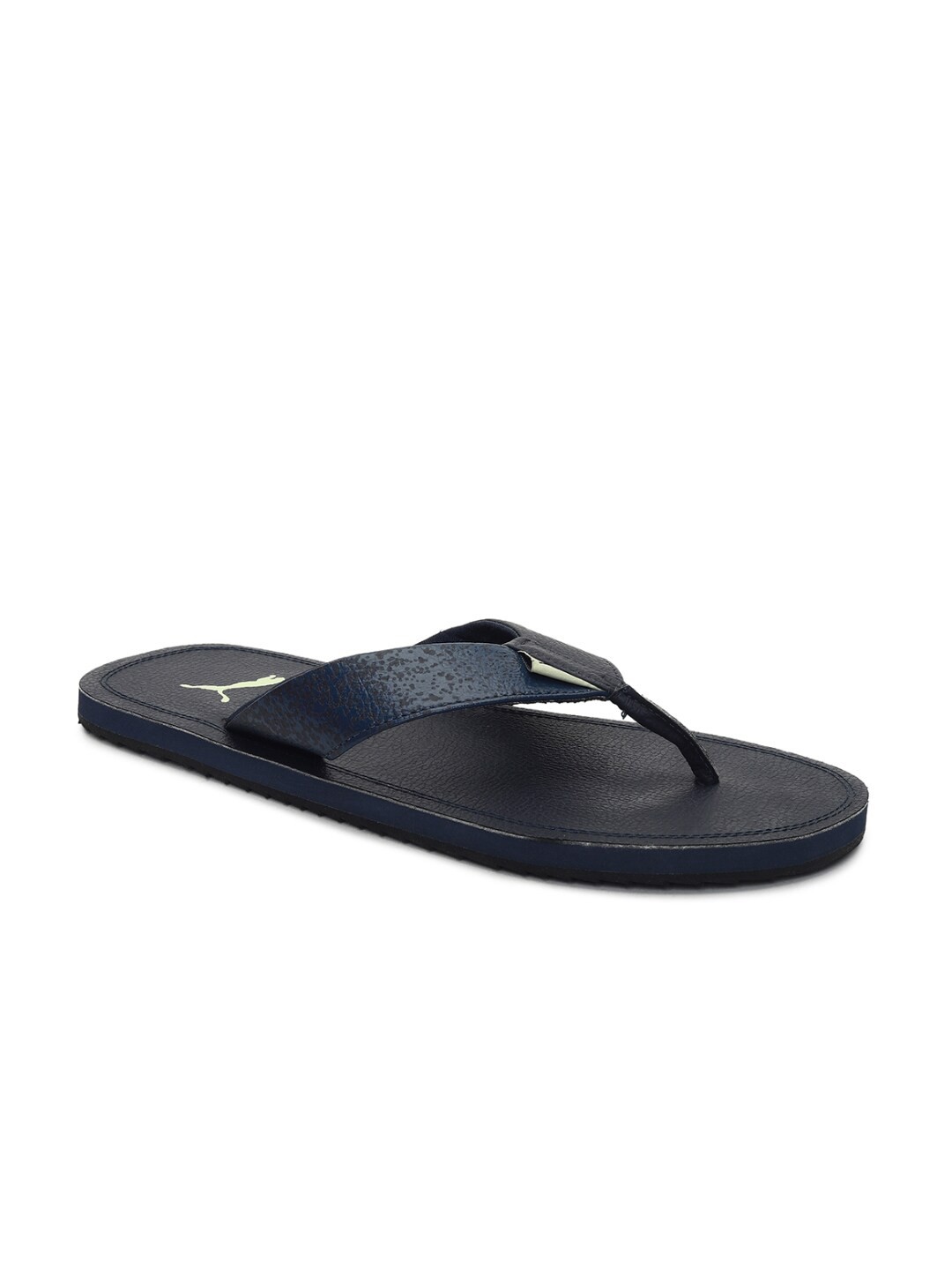 

Puma Men Blue & Black Thong Flip-Flops