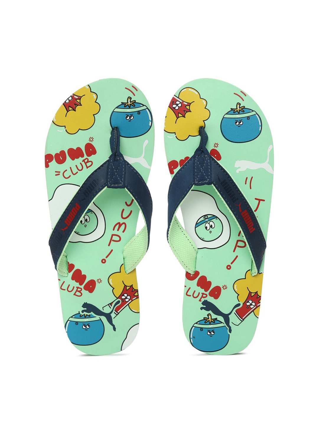 

Puma Boys Sea Green Printed Hop Youth Thong Flip-Flops