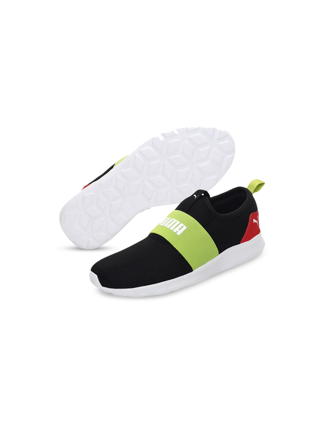 

Puma Boys Black Printed Charlie Youth Slip-On Sneakers