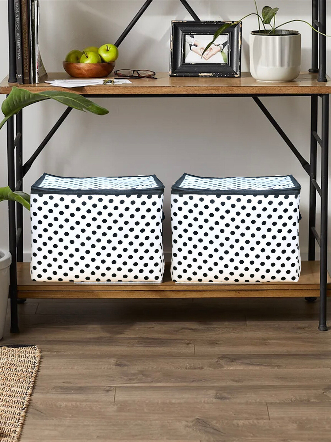 

My Gift Booth White Printed Extra Large Cloth Storage bag