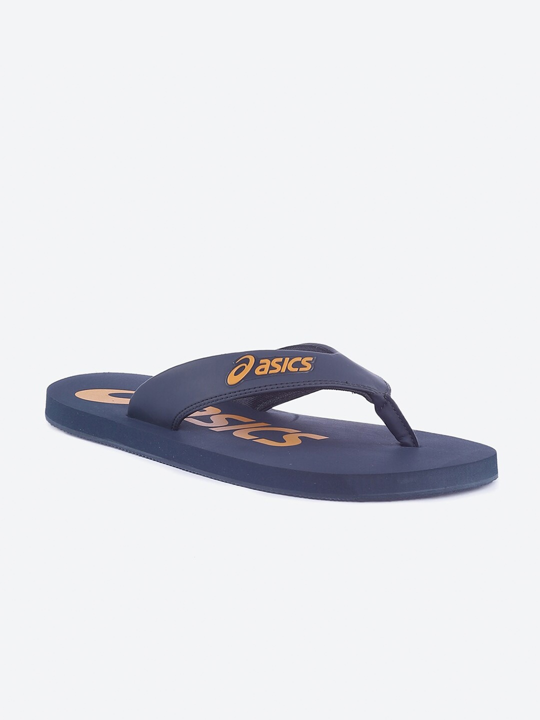 

ASICS Unisex Blue & Yellow Printed ZORIAN BM Thong Flip-Flops