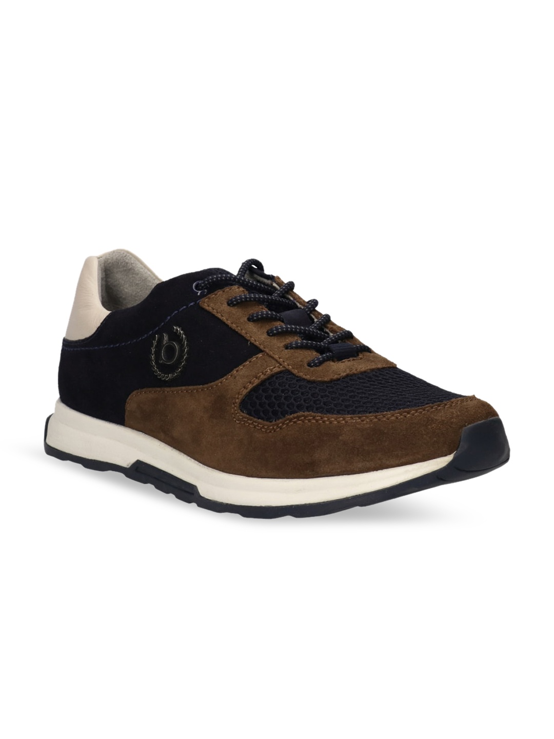 

Bugatti Kensingtone Men Brown Colourblocked Leather Sneakers
