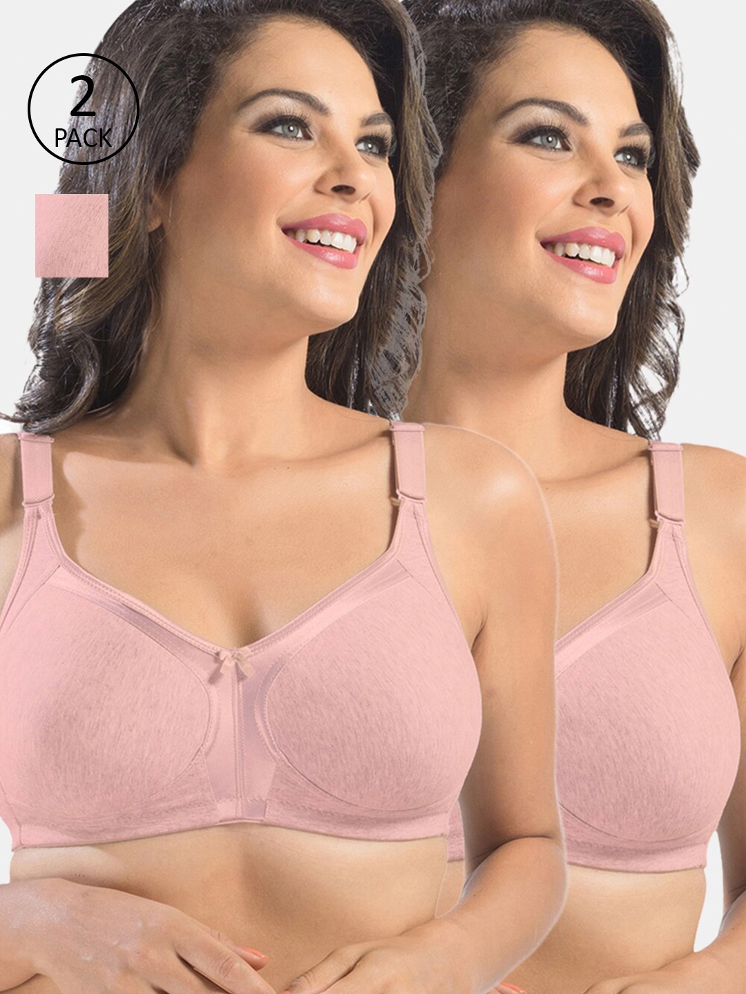 

Sonari Pack Of 2 Pink Bra