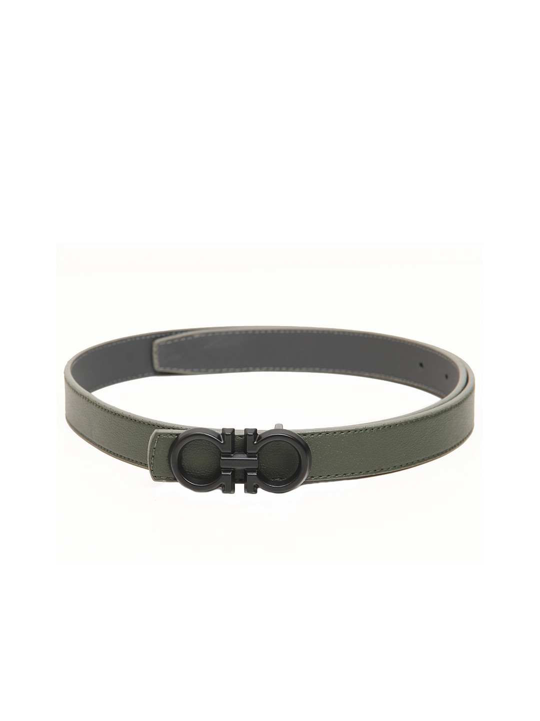 

Calvadoss Women Green Textured Belt