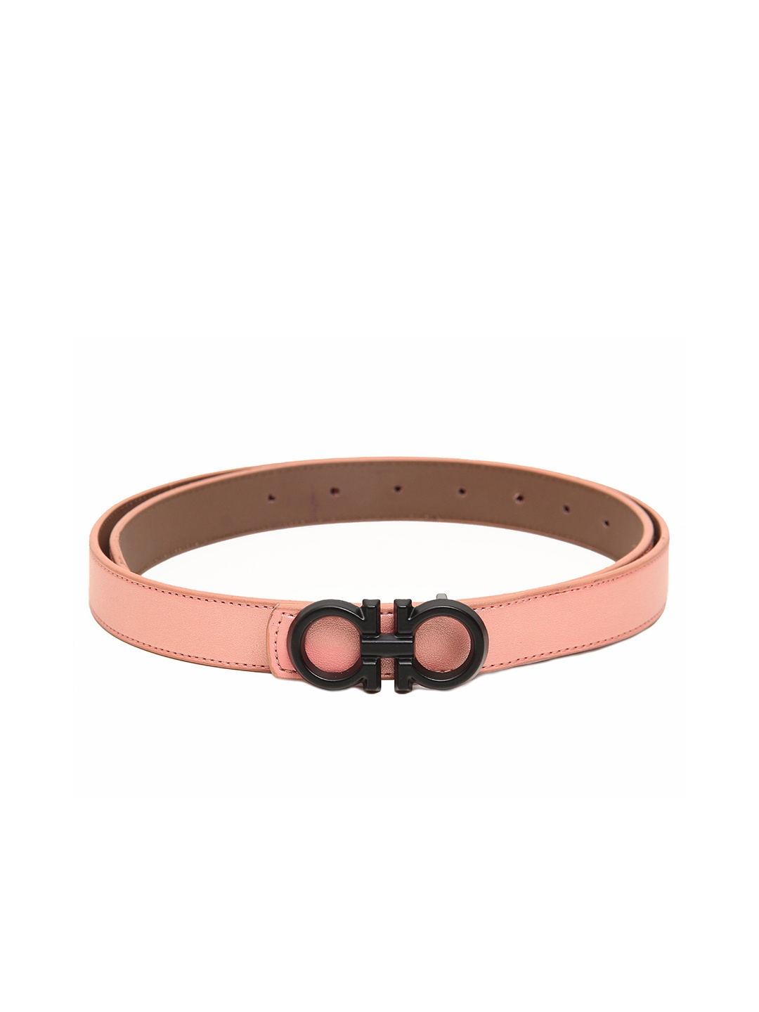 

Calvadoss Women Peach-Coloured Solid Belt