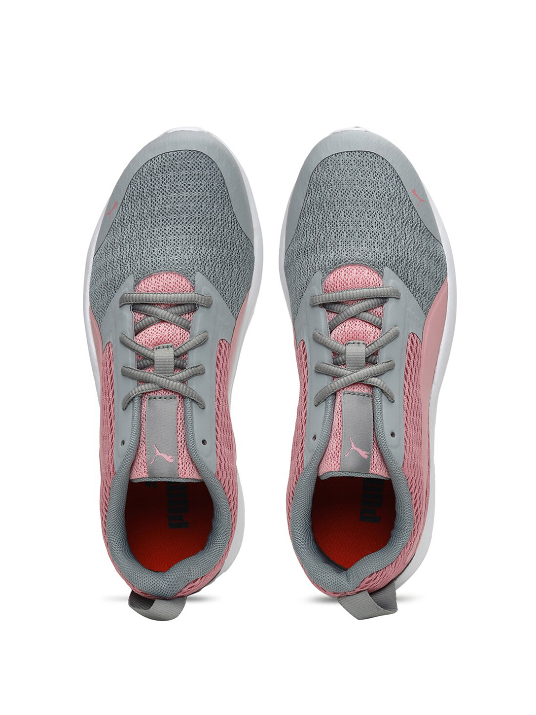

Puma Women Grey & Pink Colourblocked Mesh Max Running Shoes