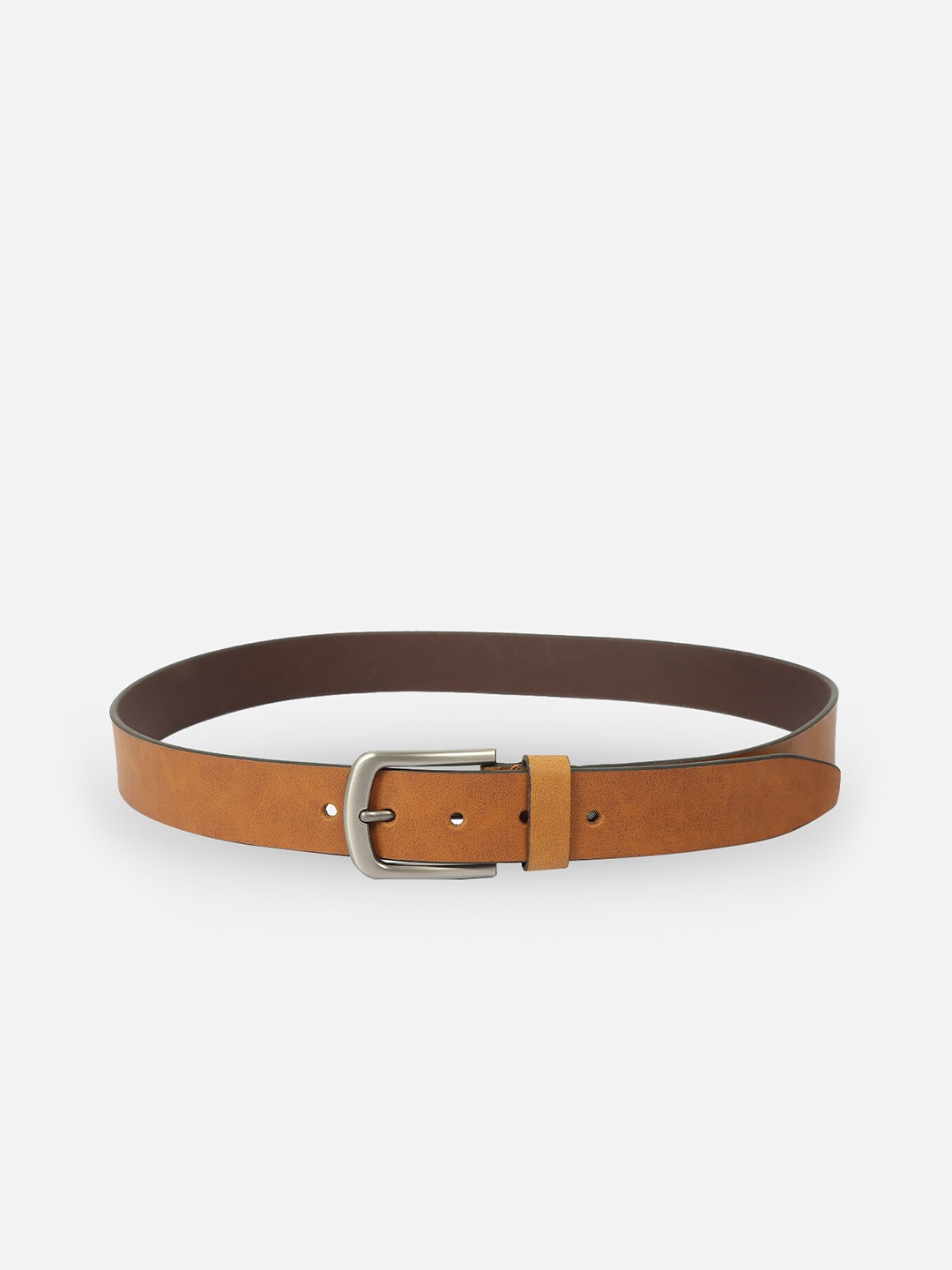 

WELBAWT Men Tan Leather Belt