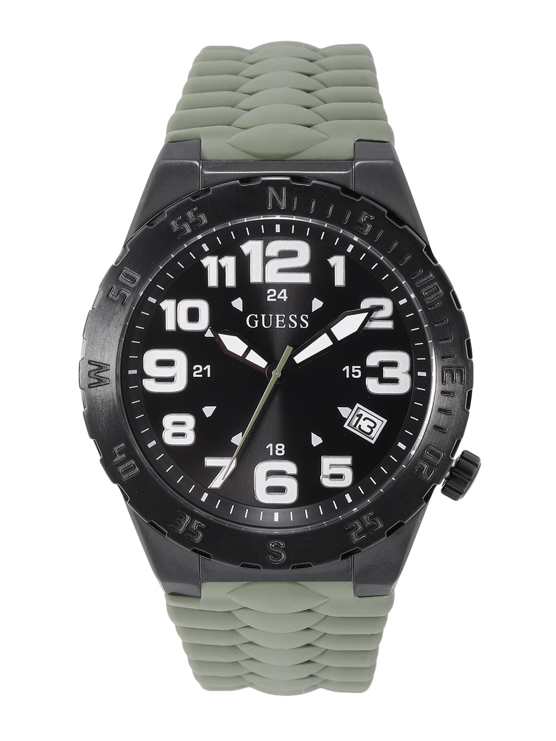 

GUESS Men Black Solid Analogue Watch GW0322G2