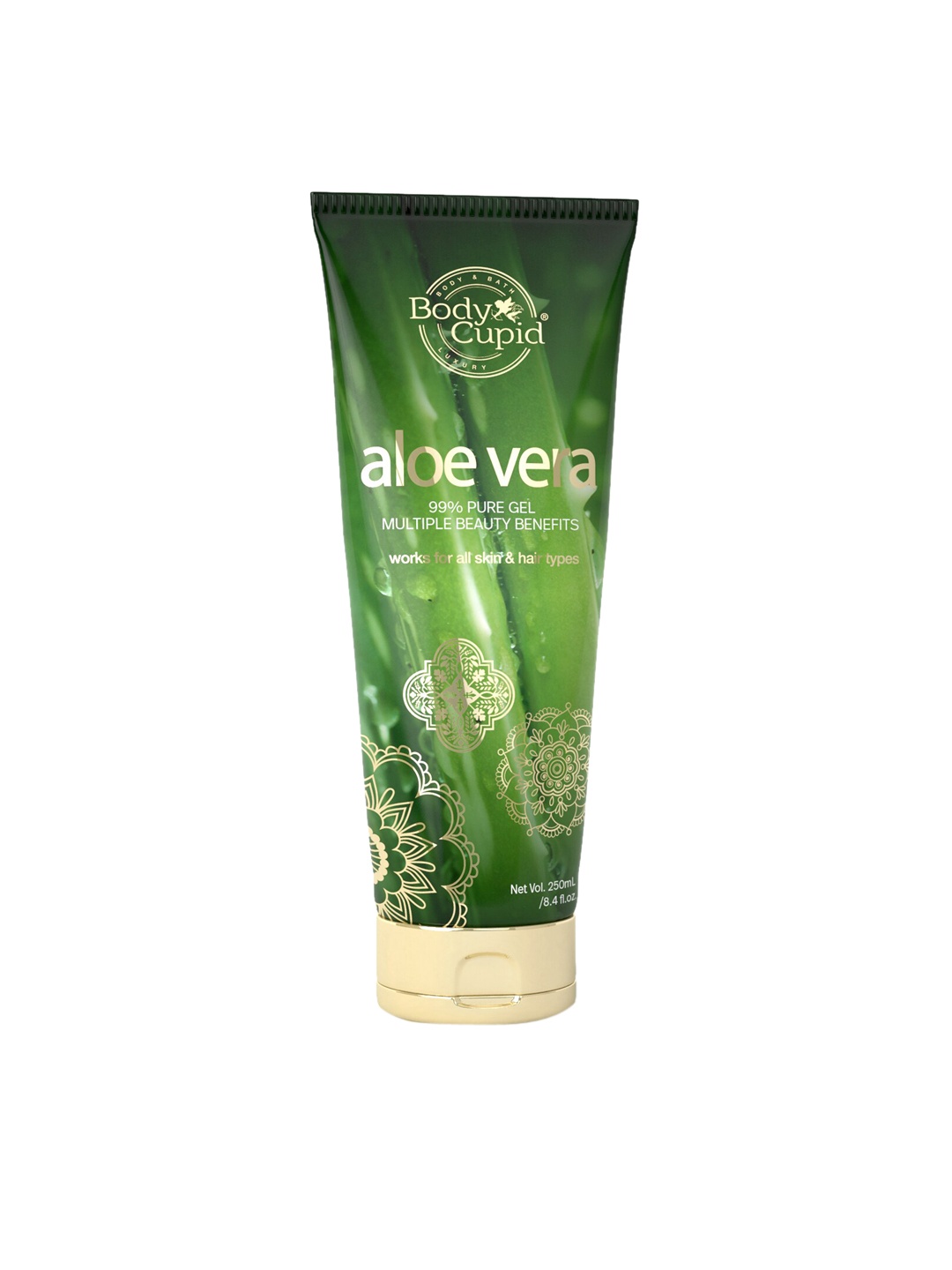 

Body Cupid Multiple Beauty Benefits 99% Pure Aloe Vera Gel - 200 ml, Green