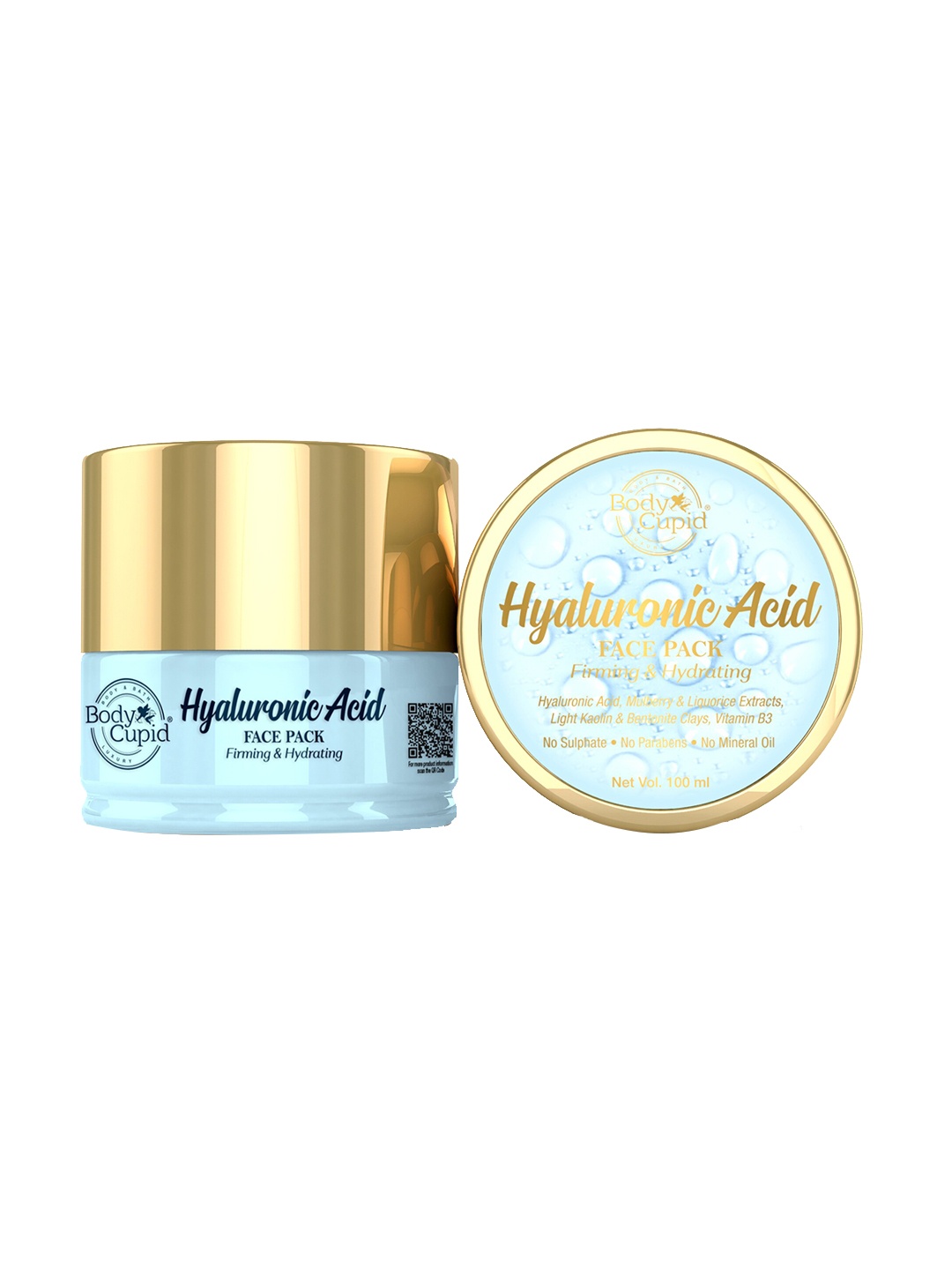 

Body Cupid Hyaluronic Acid Face Pack with Mulberry & Liquorice Extract - 100 ml, Blue