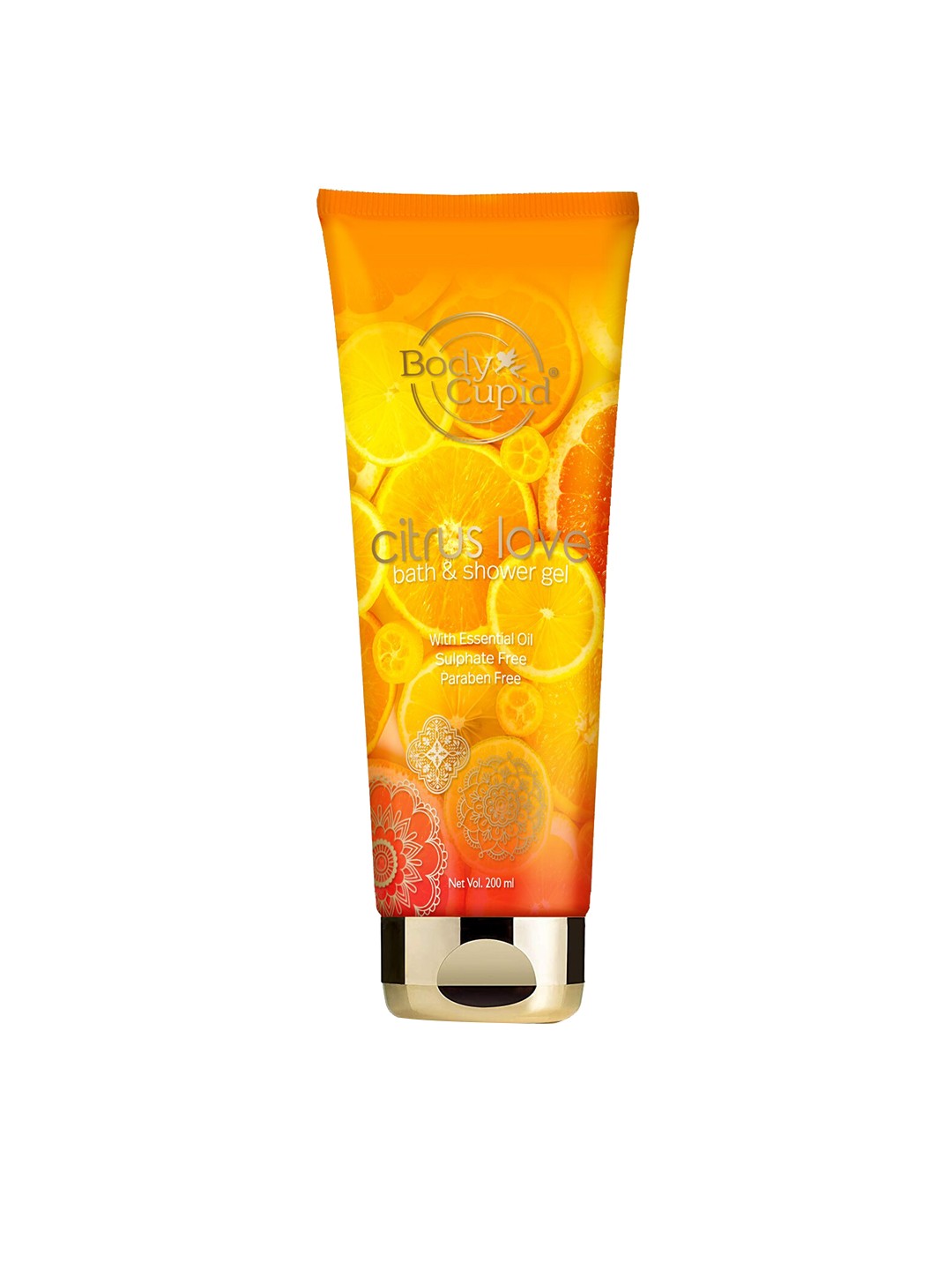 

Body Cupid Citrus Love Bath & Shower Gel with Essential Oils - 200 ml, Yellow
