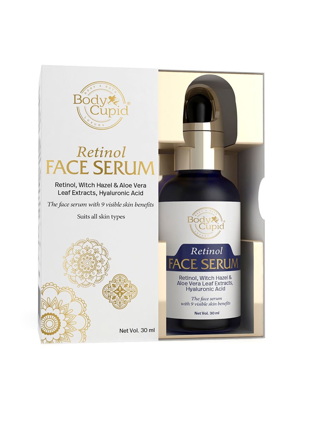 

Body Cupid Retinol 9 Visible Skin Benefits Face Serum - 30 ml, White