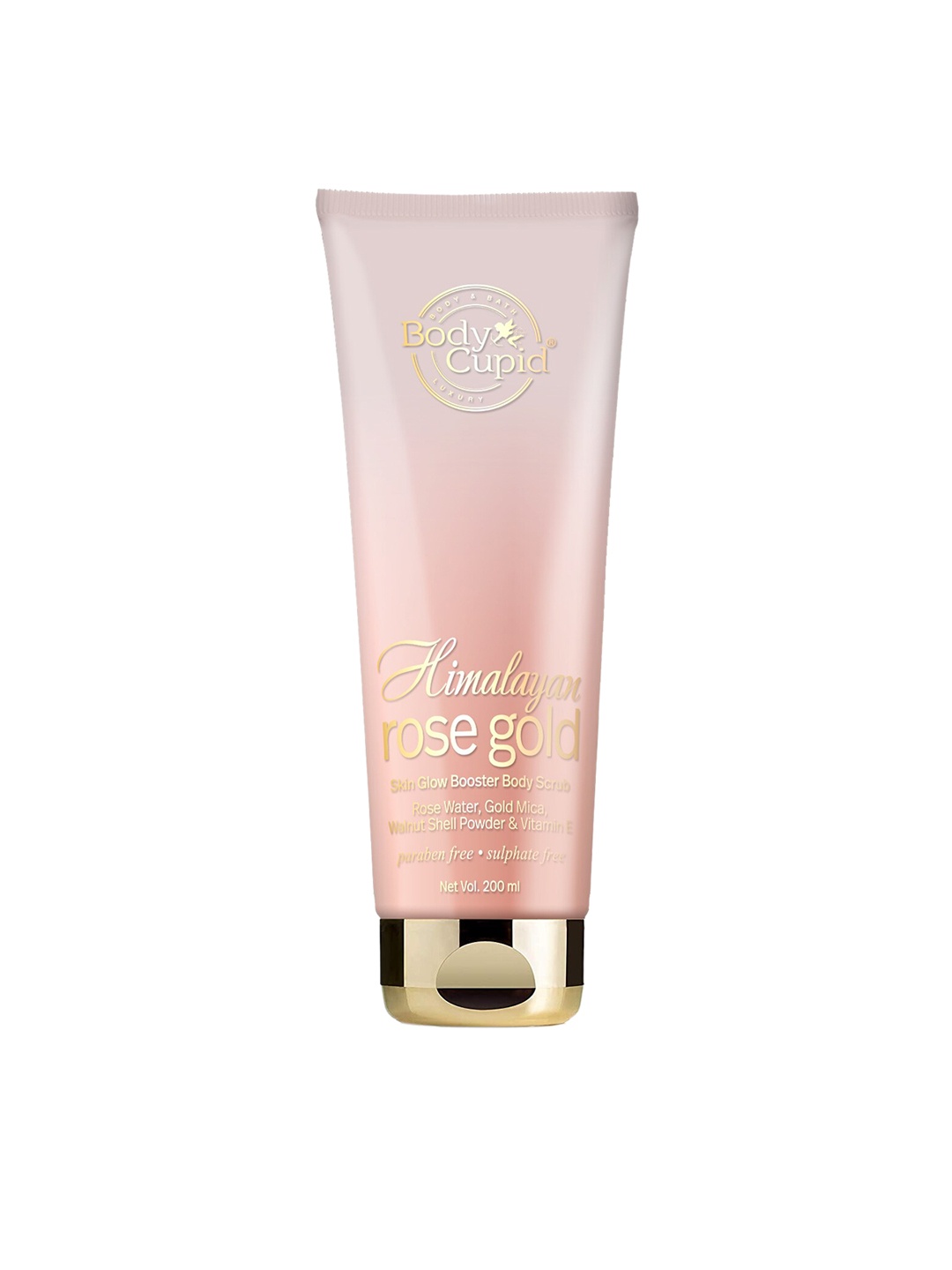 

Body Cupid Himalayan Rose Gold Body Scrub - Skin Glow Booster 200 ml, Pink