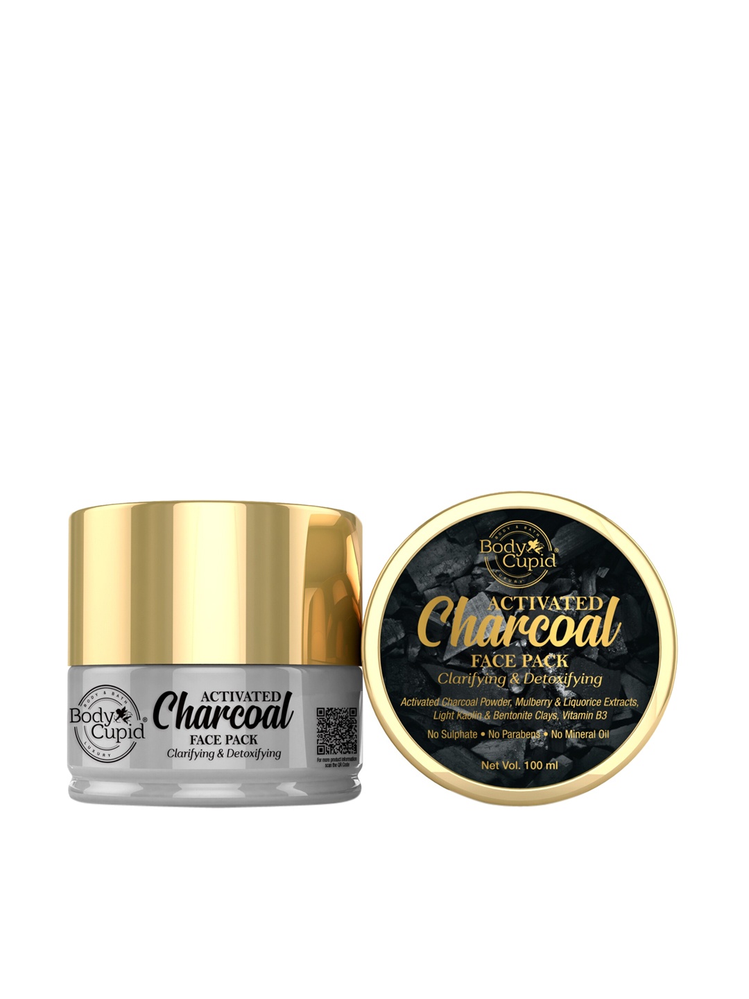 

Body Cupid Activated Charcoal Face Pack with Mulberry & Liquorice Extract - 100 ml