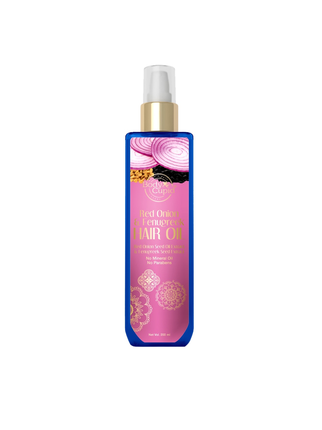 

Body Cupid Red Onion & Fenugreek Hair Oil - 200 ml, Purple