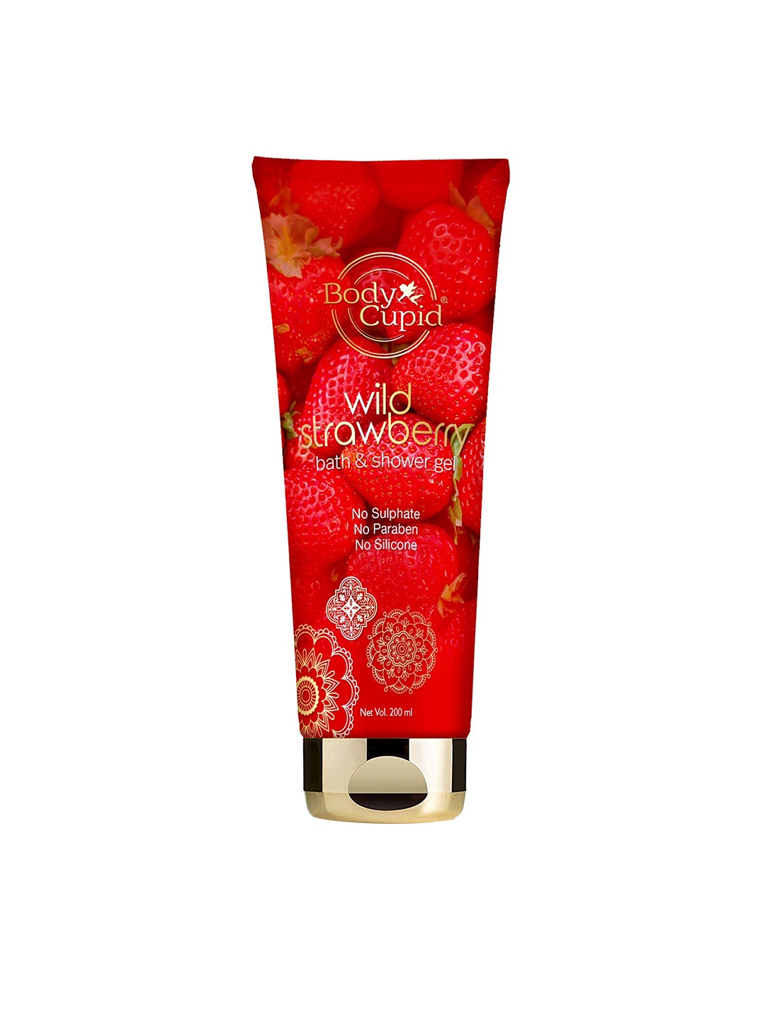 

Body Cupid Wild Strawberry Bath & Shower Gel - 200 ml, Red