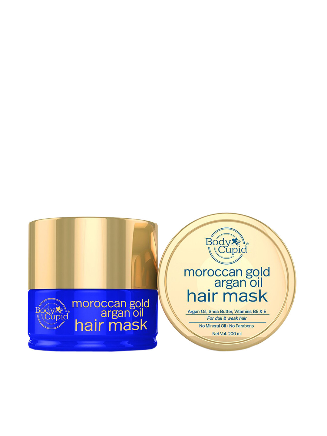 

Body Cupid Moroccan Gold Argan Oil Hair Mask - 200 ml, Blue
