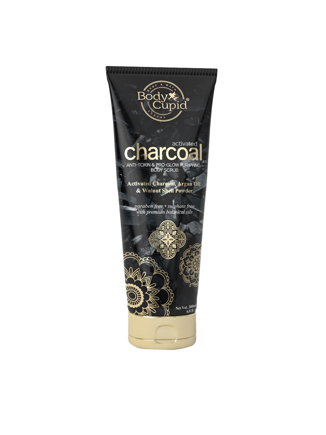 

Body Cupid Activated Charcoal Face & Body Scrub with Argan Oil - 200 ml