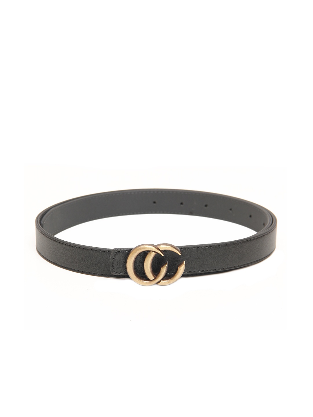 

Calvadoss Women Black Textured Belt