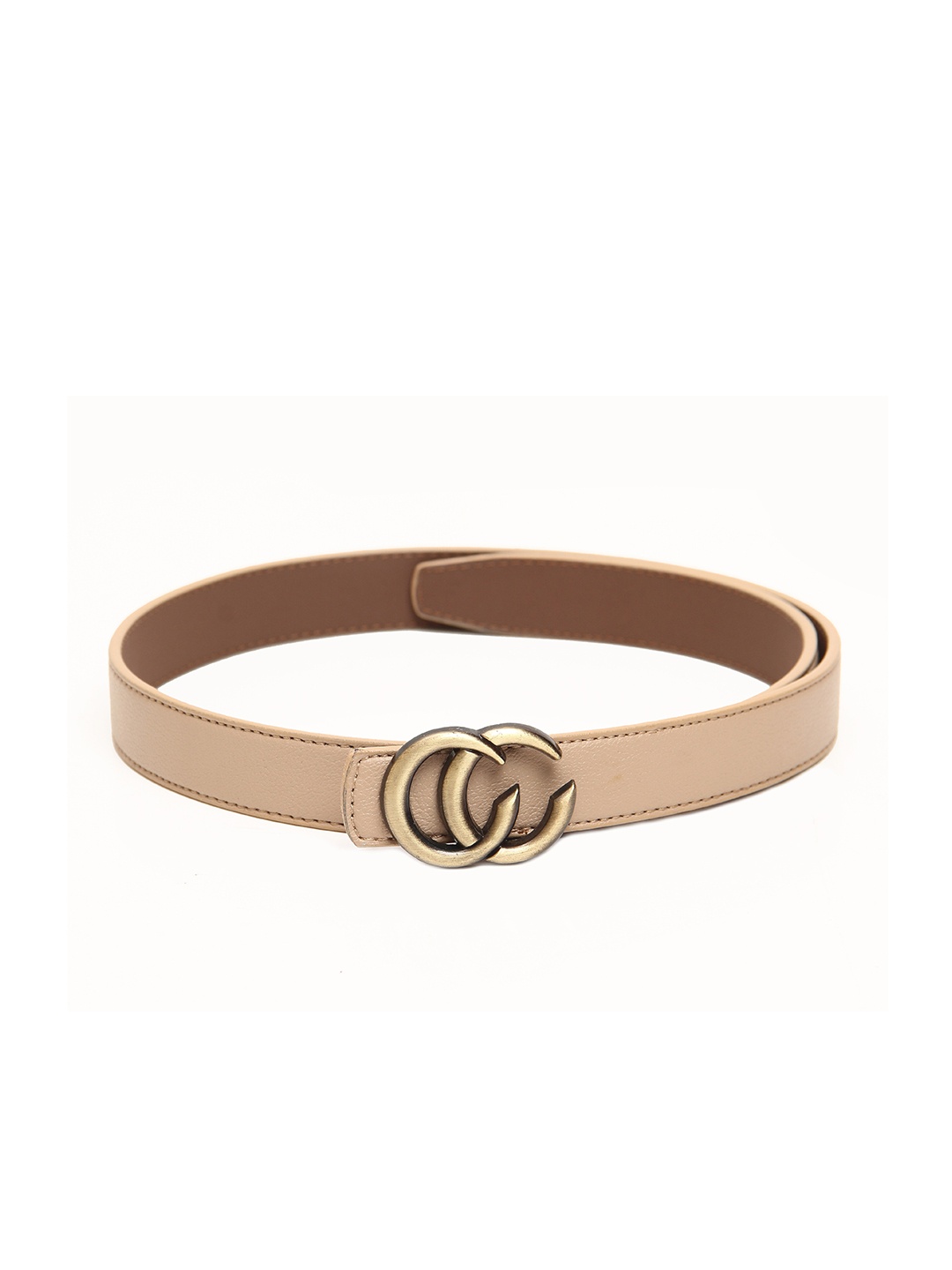 

Calvadoss Women Beige Textured Belt