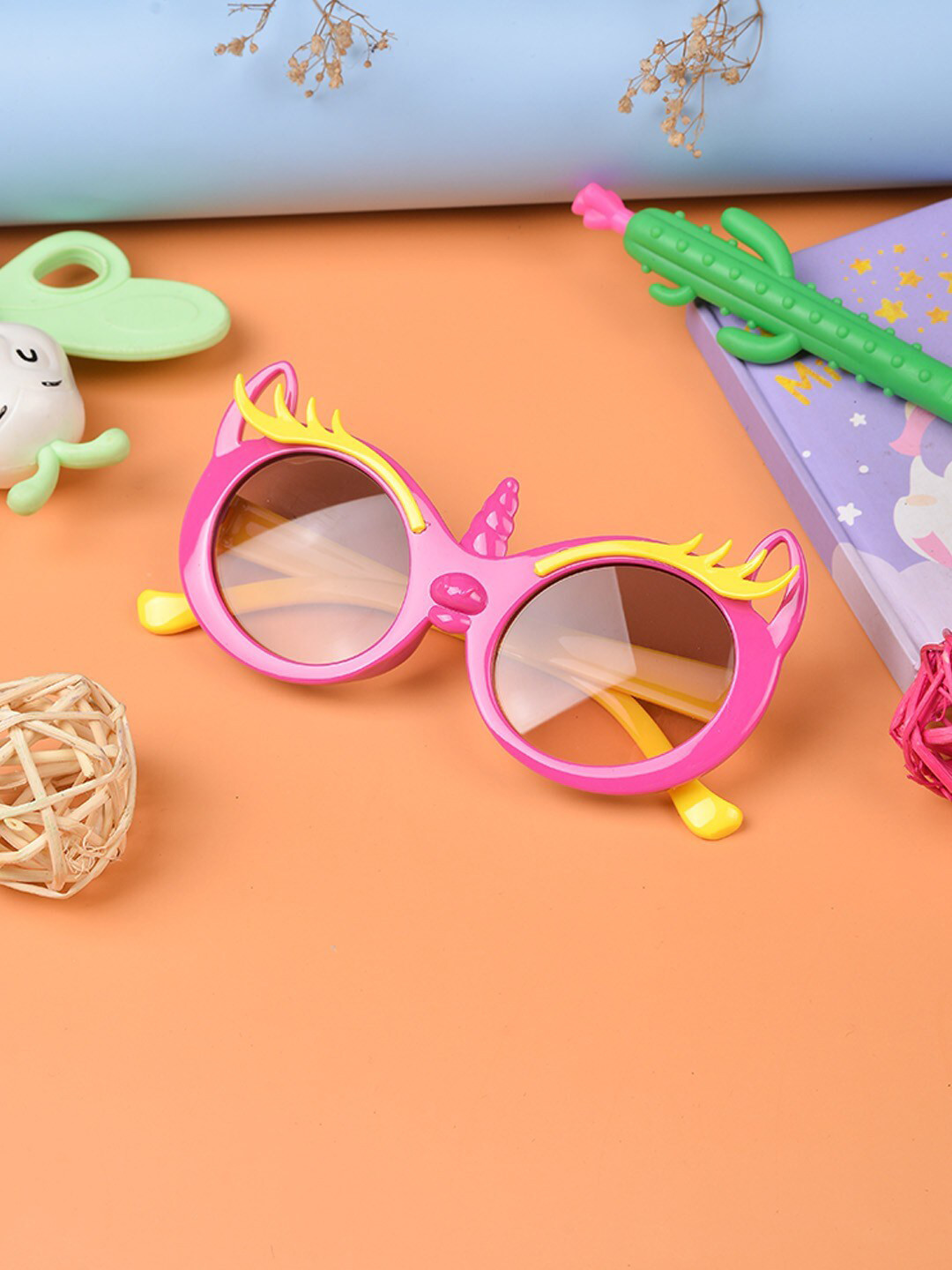 

POPLINS Kids Purple UV Protected Cateye Sunglasses