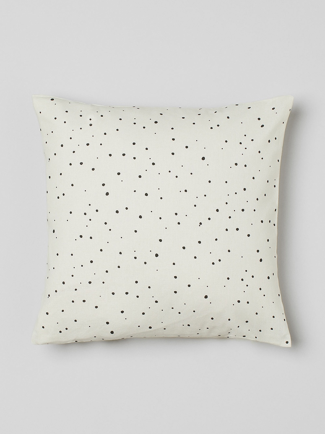 

H&M White Spotted Cotton Cushion Cover