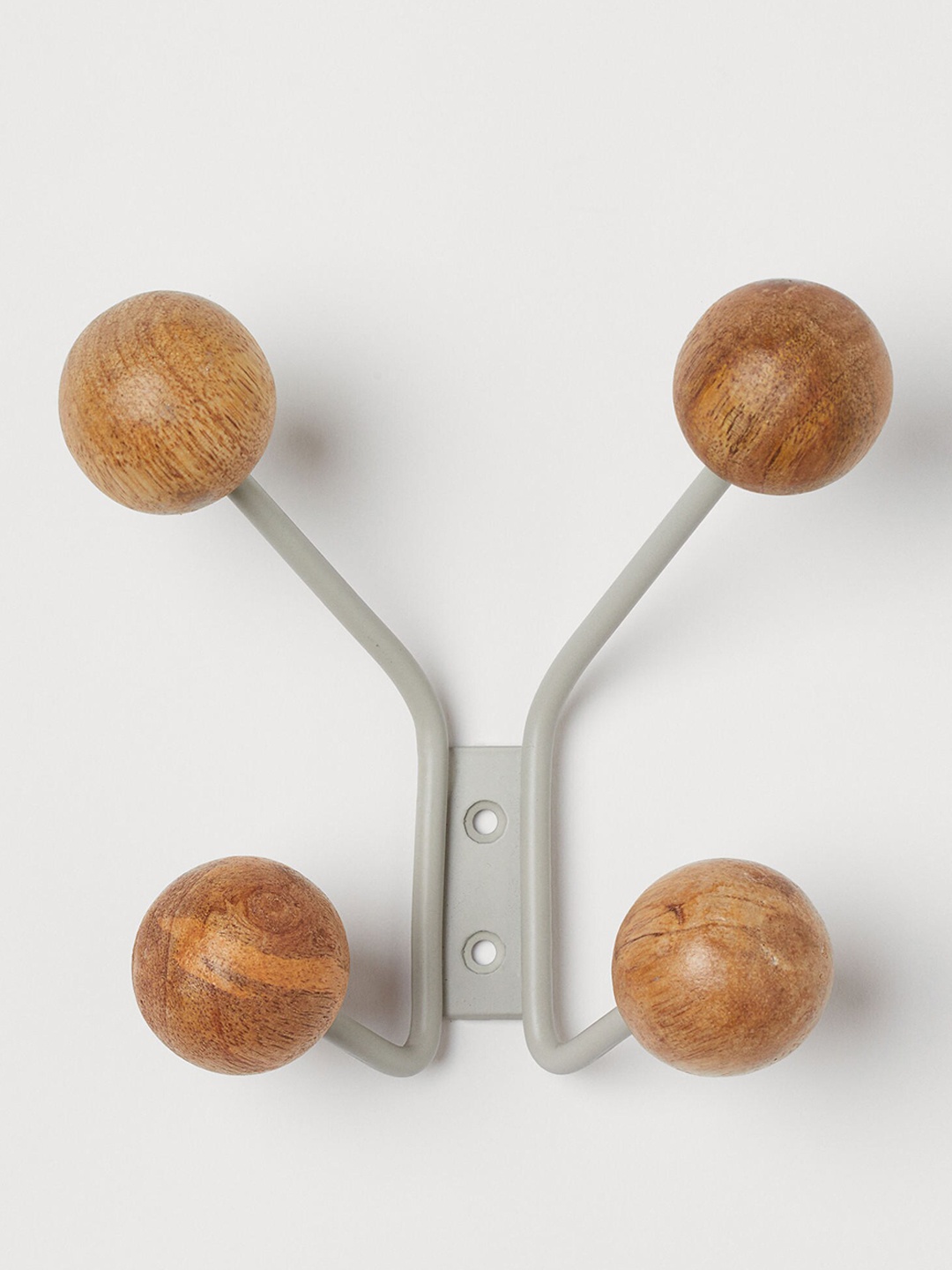 

H&M Tan & Grey Solid Hanging Rack in Metal and Wood