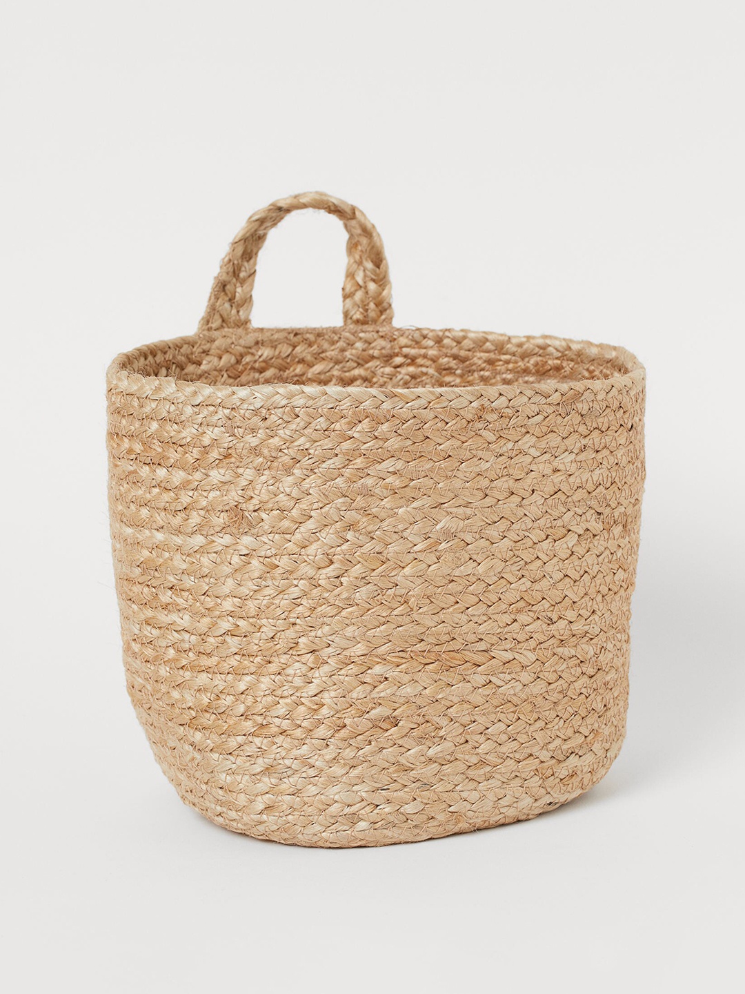 

H&M Beige Jute Wall Storage Basket