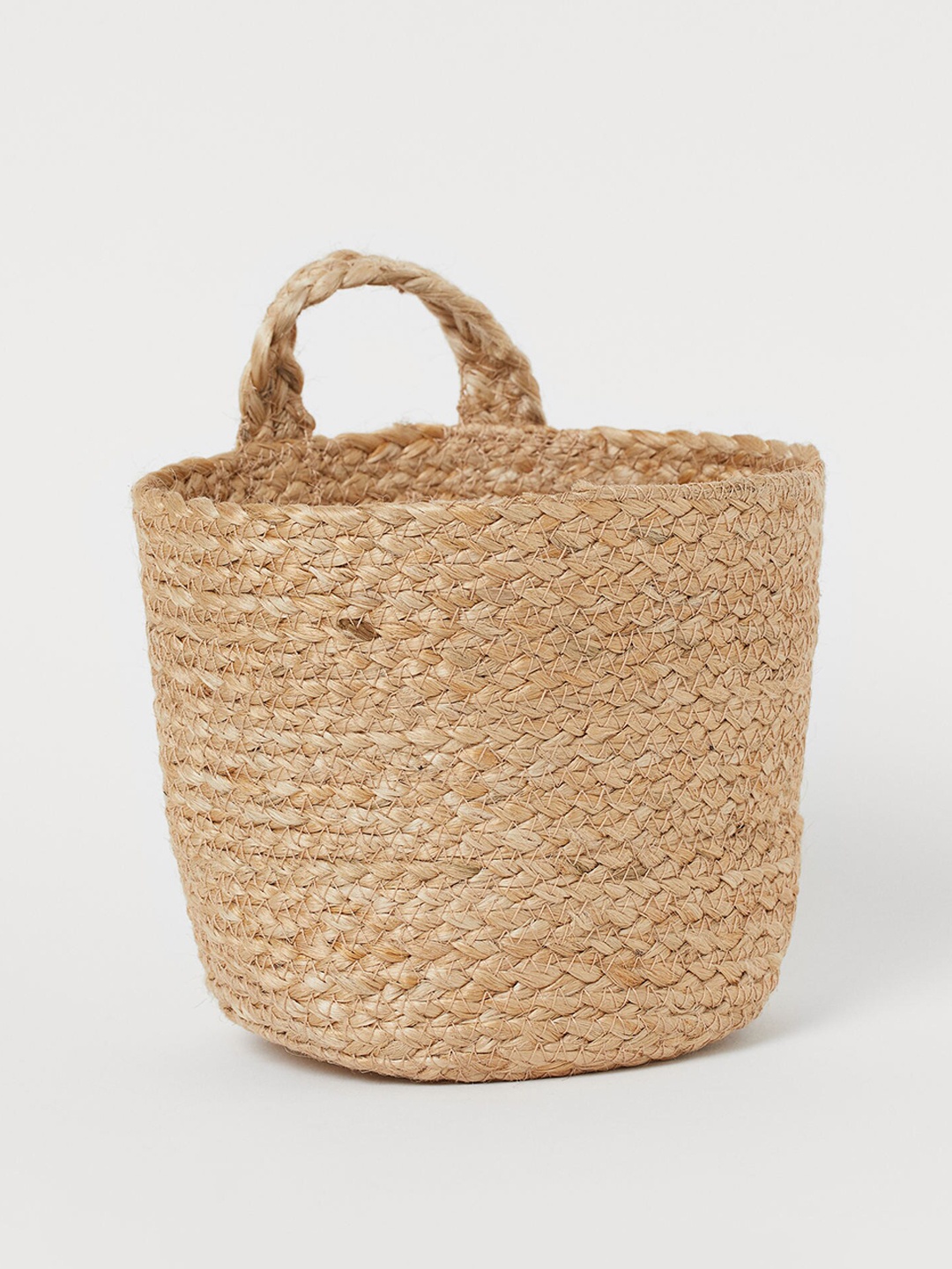 

H&M Beige Handmade wall storage basket