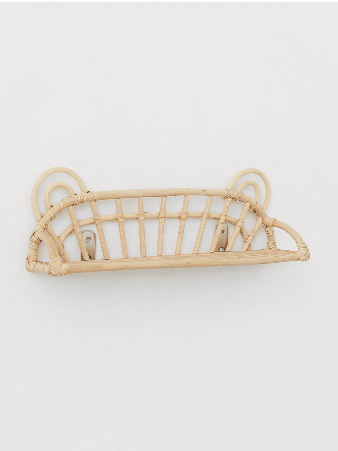 

H&M Beige Rattan Wall Shelf