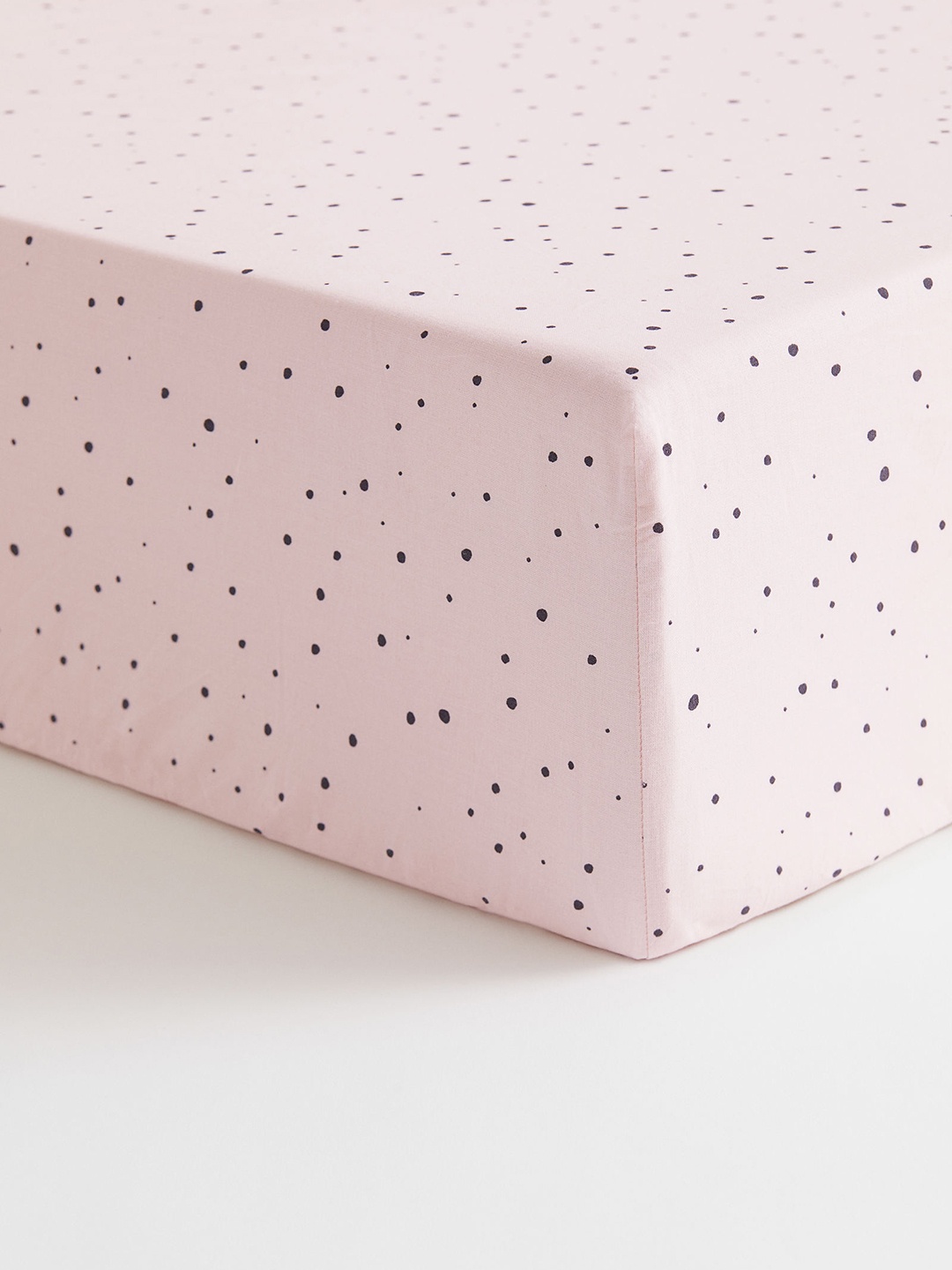 

H&M Girls Pink Spotted Fitted Cotton Sheet