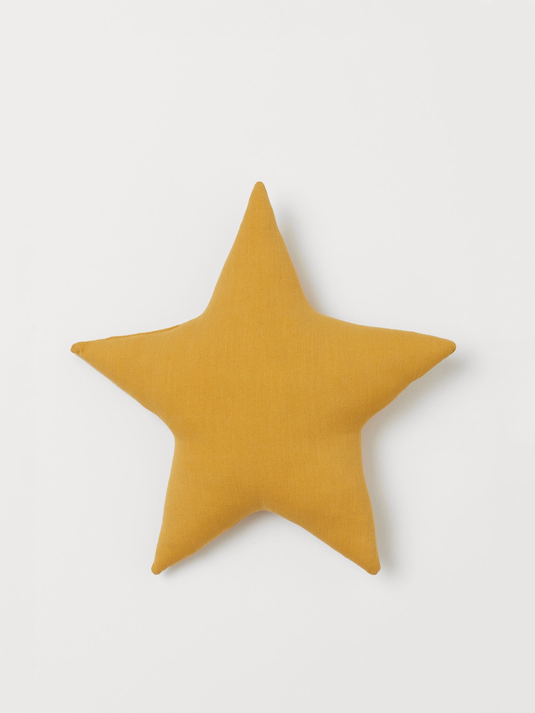 

H&M Yellow Solid Star-Shaped Cushion