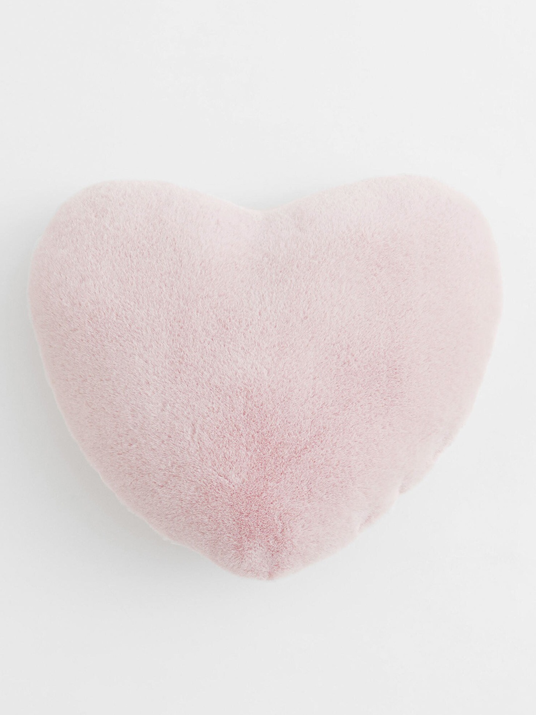 

H&M Pink Heart-Shaped Imitation Fur Cushion