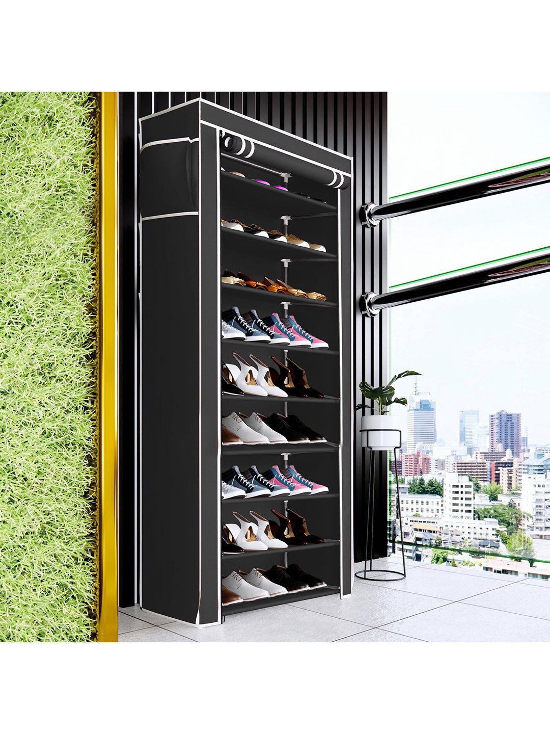 

Sasimo Grey Multi purpose rack