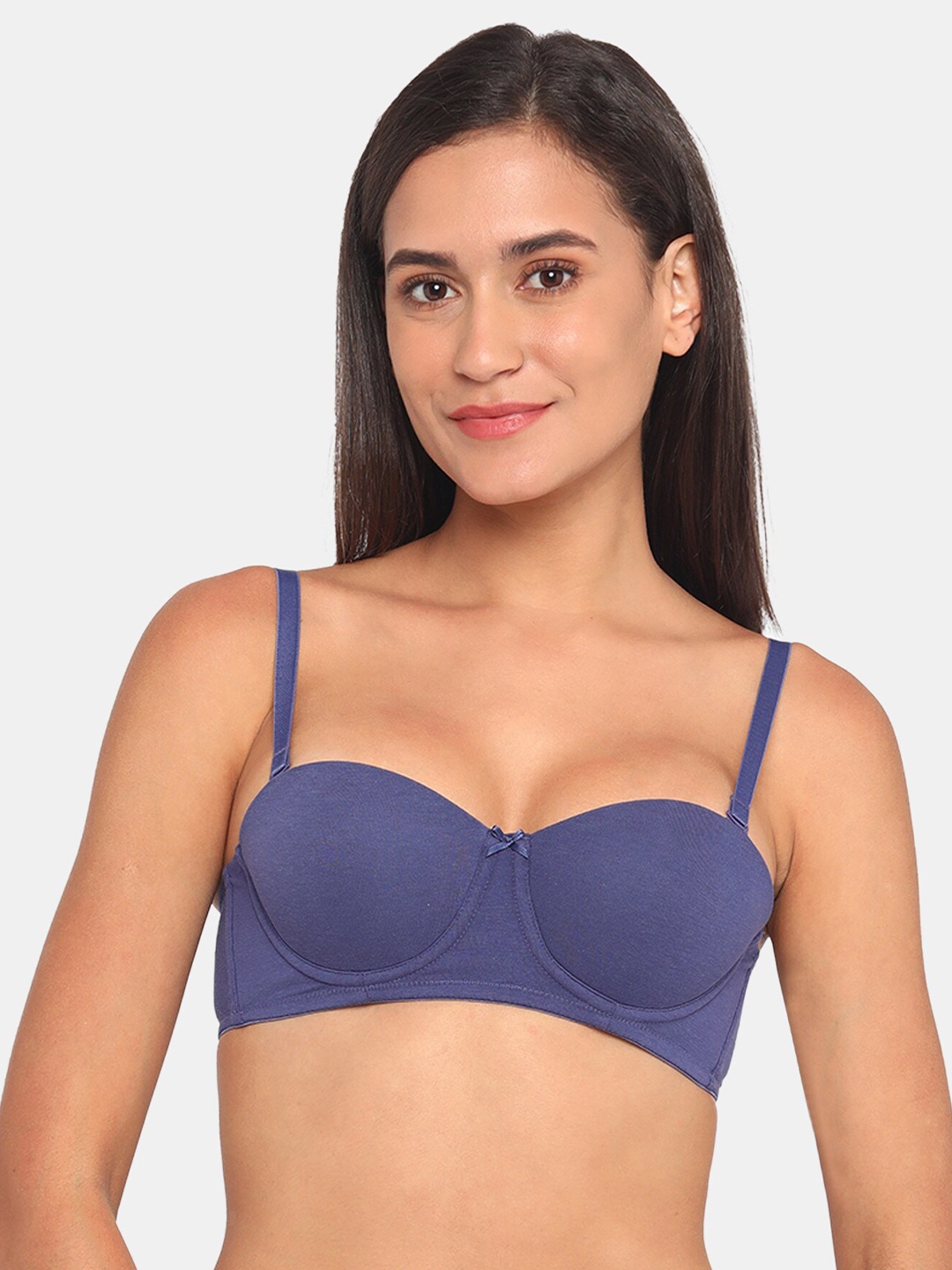 

Zivame Women Blue Cotton T-shirt Bra