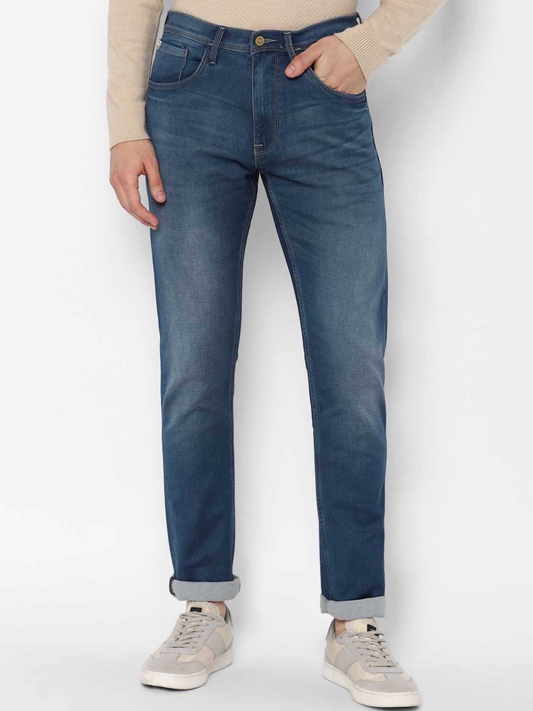 

Allen Solly Men Navy Blue Slim Fit Light Fade Jeans