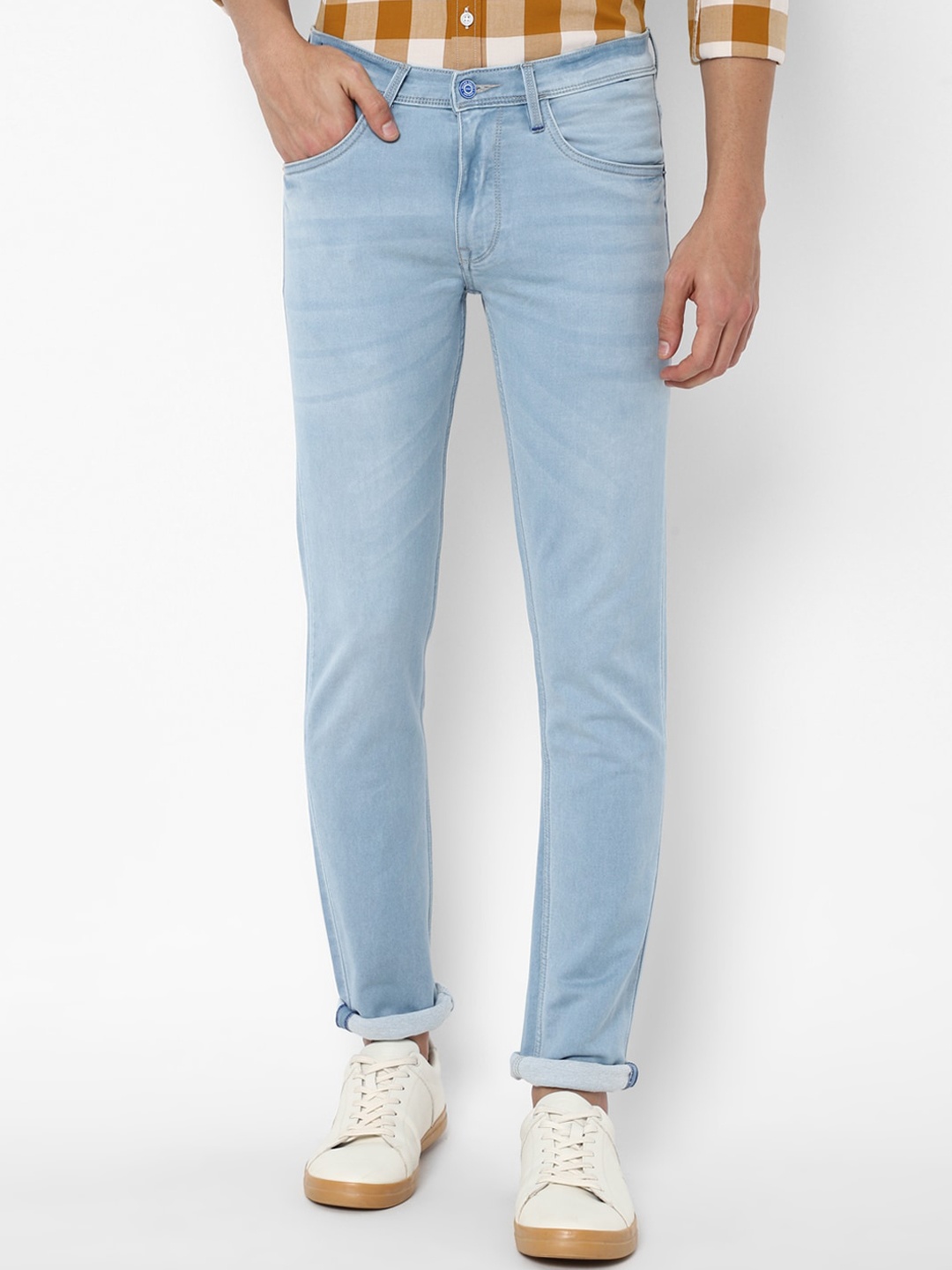 

Allen Solly Men Blue Skinny Fit Heavy Fade Jeans
