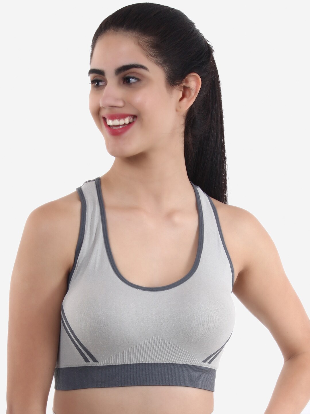 

XOXO Design Woman Grey Lightly Padded Bra
