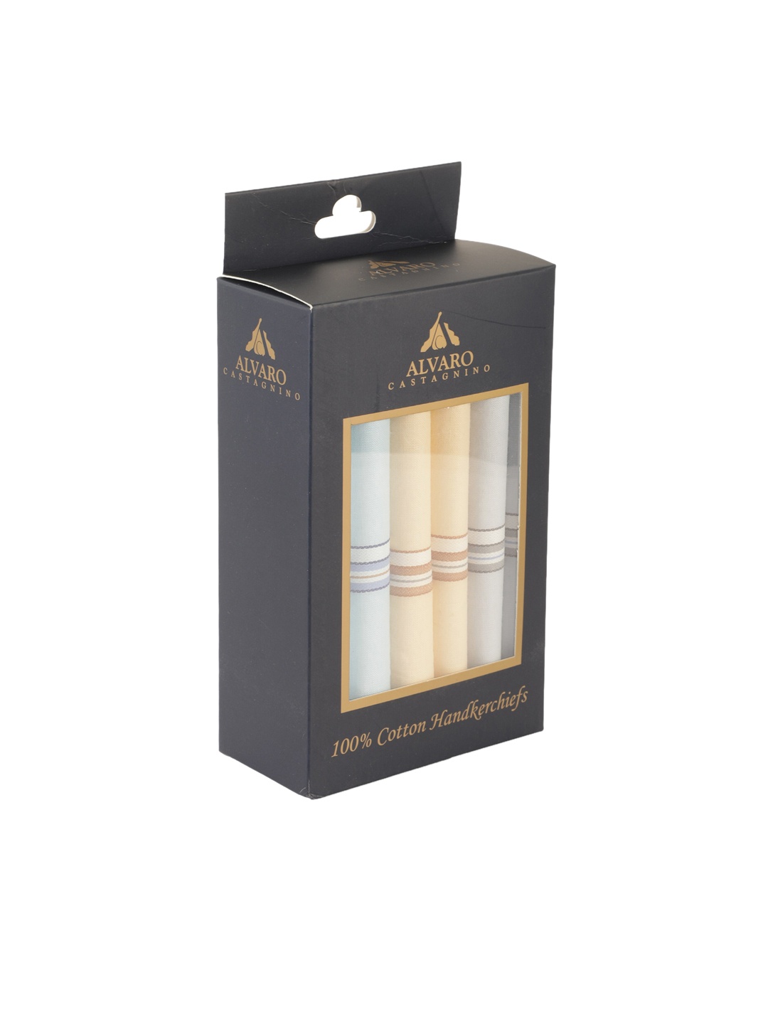 

Alvaro Castagnino Men Pack Of 6 Multi Coloured Handkerchiefs Gift Set
