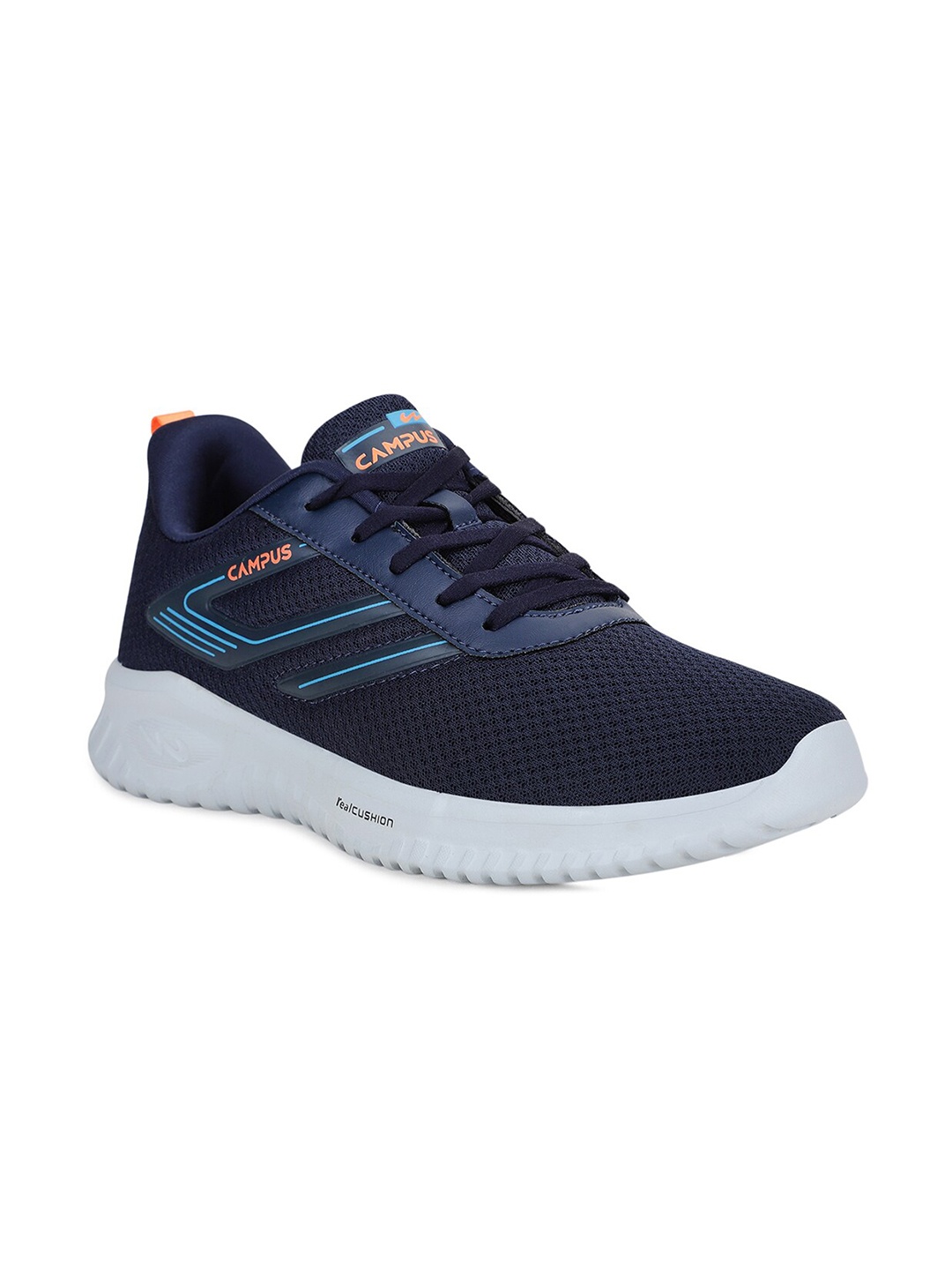 

Campus Men Navy Blue Mesh Running Shoes