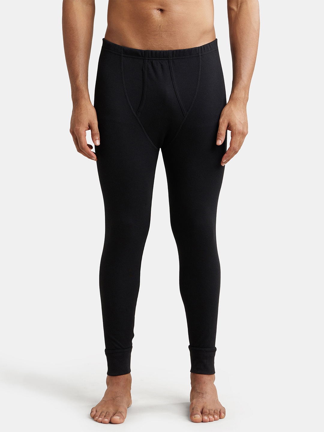 

Jockey Combed Cotton Rich Thermal Long Johns with StayWarm Technology-2420, Black