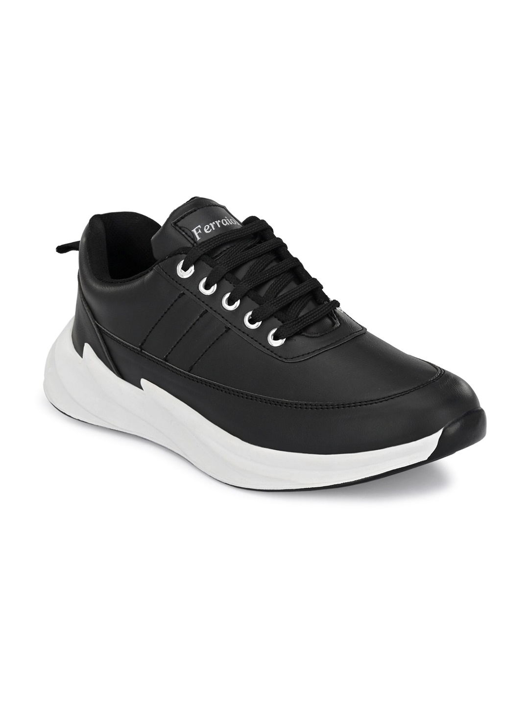 

Ferraiolo Men Black Nubuck Sneakers