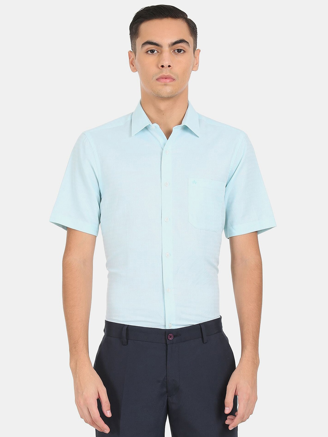 

Arrow Men Blue Casual Shirt