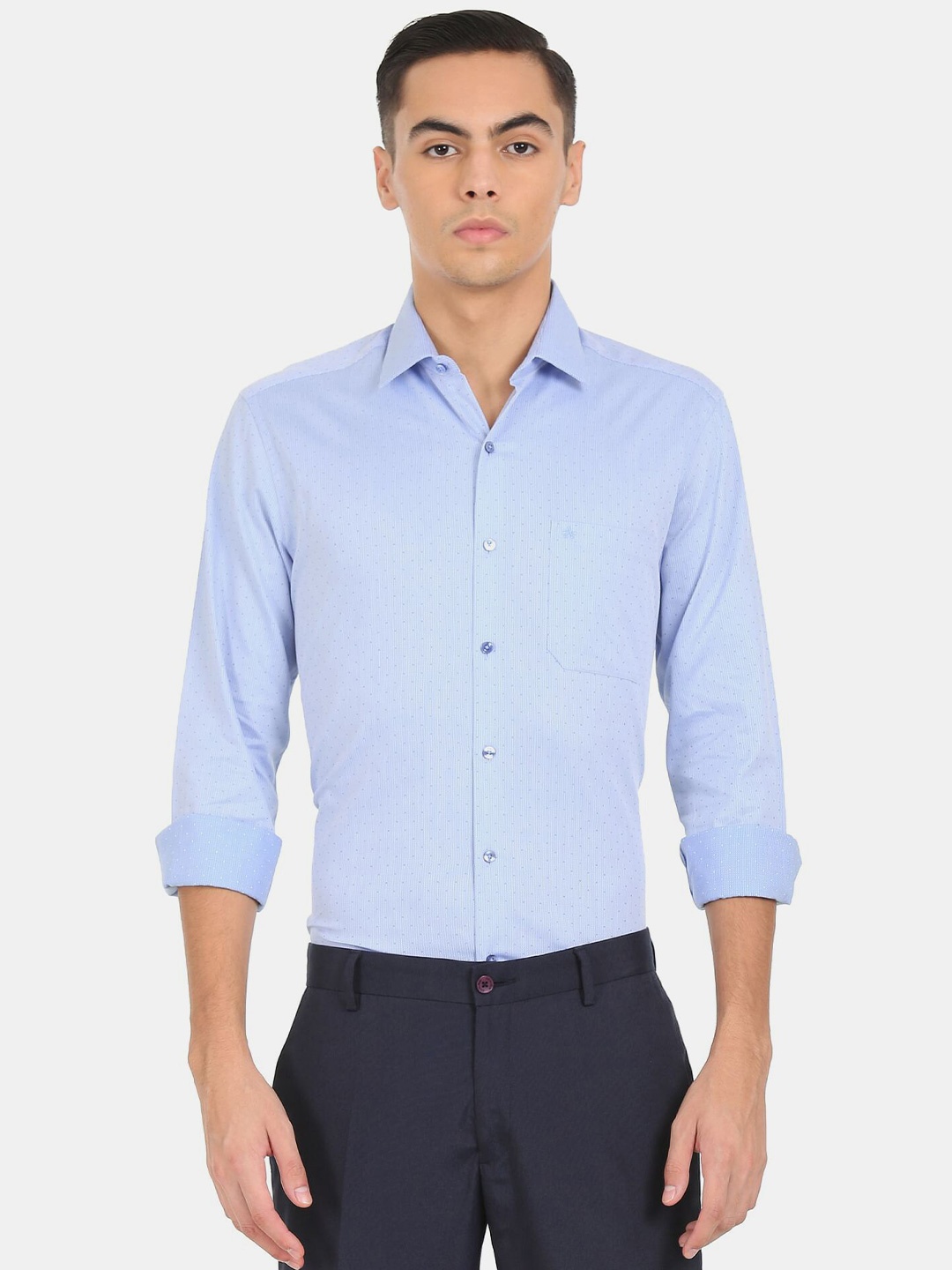 

Arrow Men Blue Casual Shirt